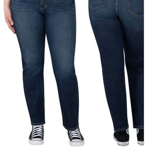 Silver slim bootcut jeans